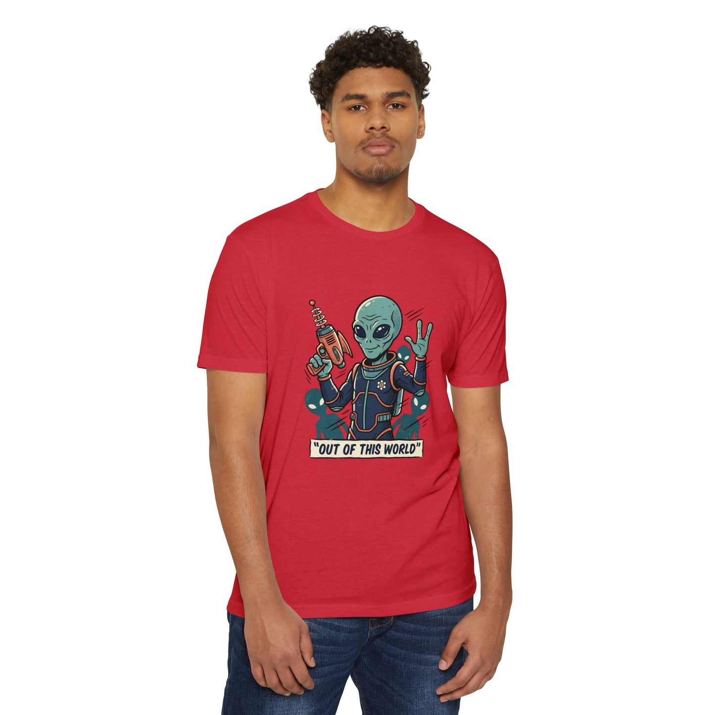 Alien Ray Gun T-Shirt — "Out of This World" Graphic Tee