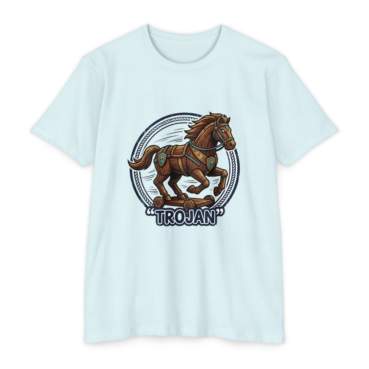 Trojan Horse Vintage Equestrian Logo T-Shirt