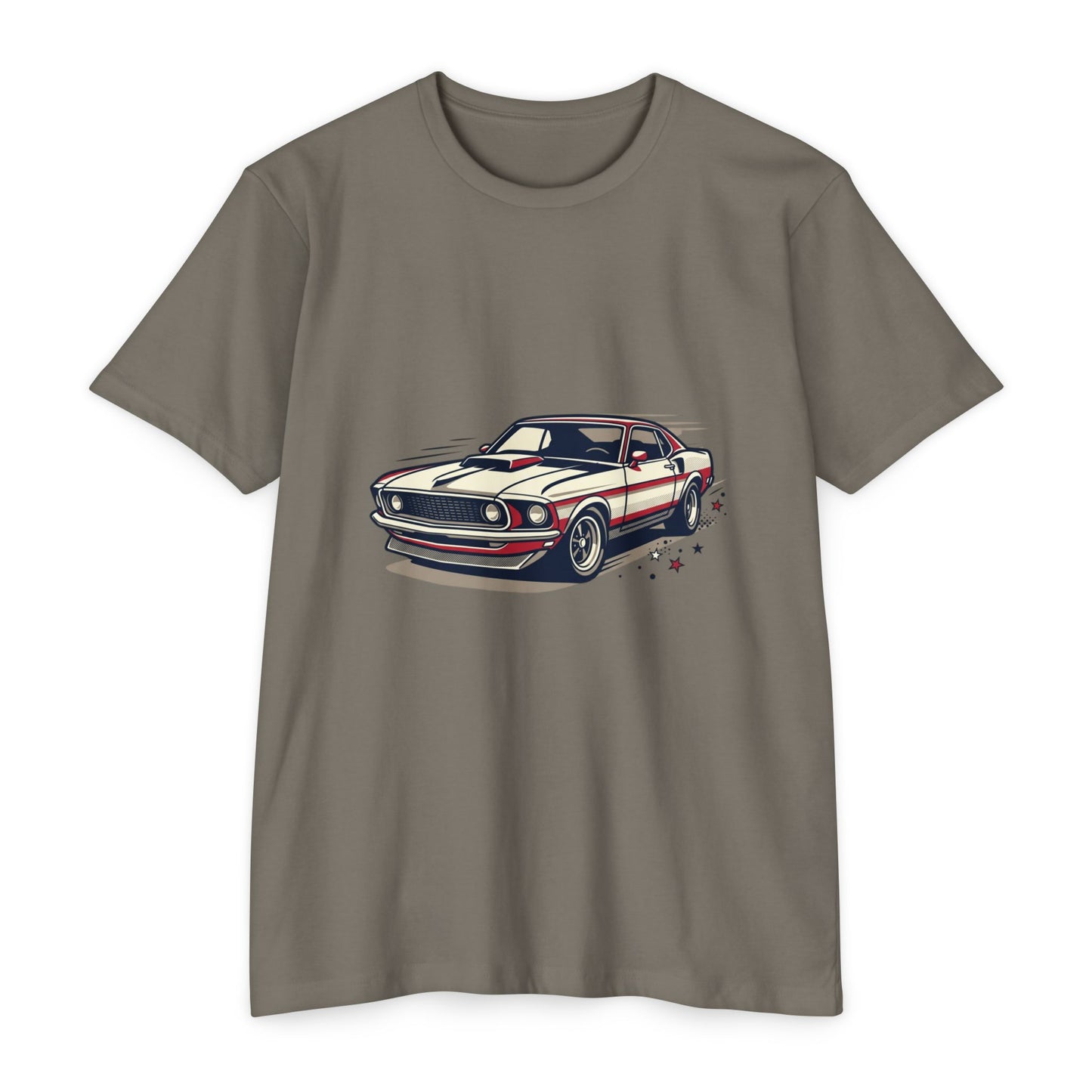 Classic Muscle Car T-Shirt — Retro Racing Illustration Tee