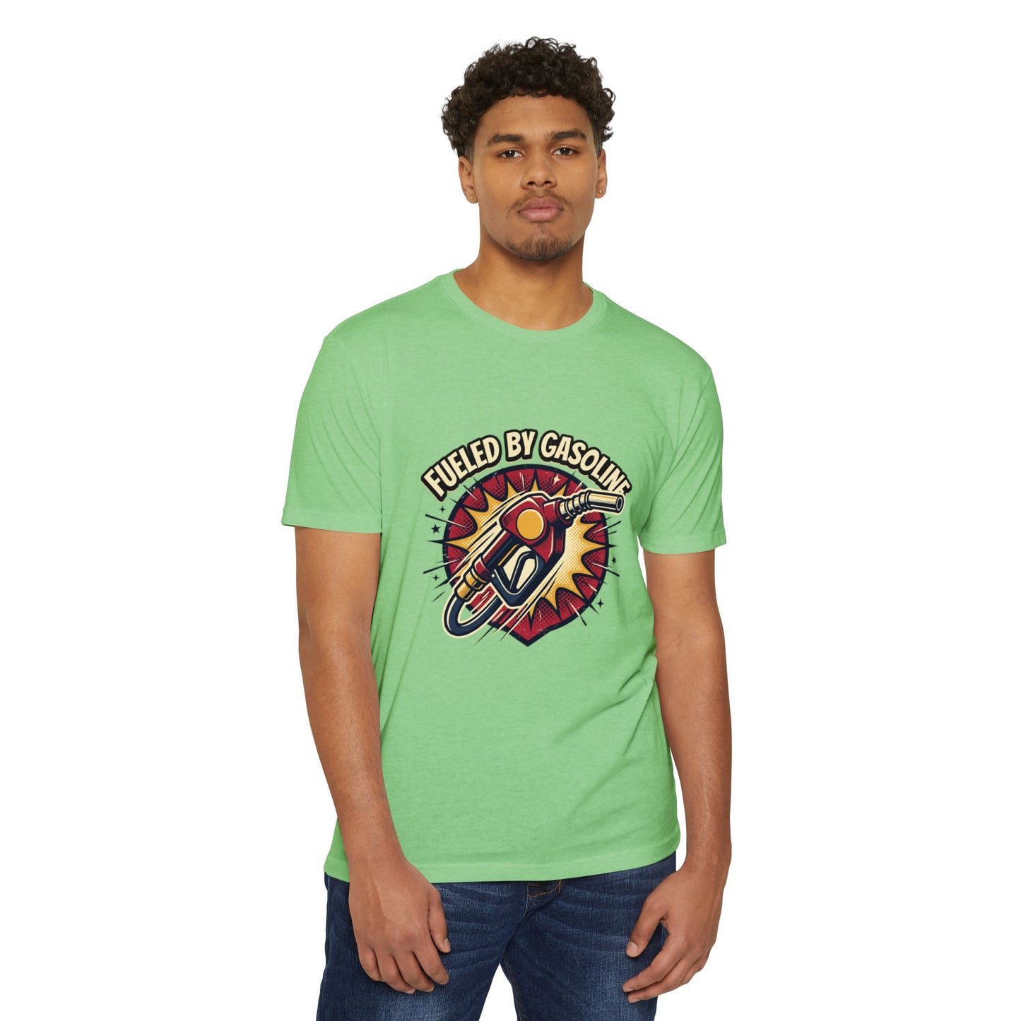 Fueled By Gasoline Retro Gas Pump T-Shirt