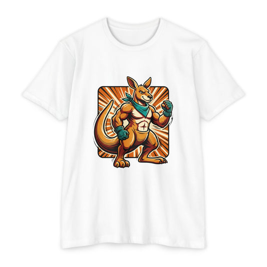 Kangaroo Boxer Graphic T-Shirt – Retro Fighter Mascot Tee