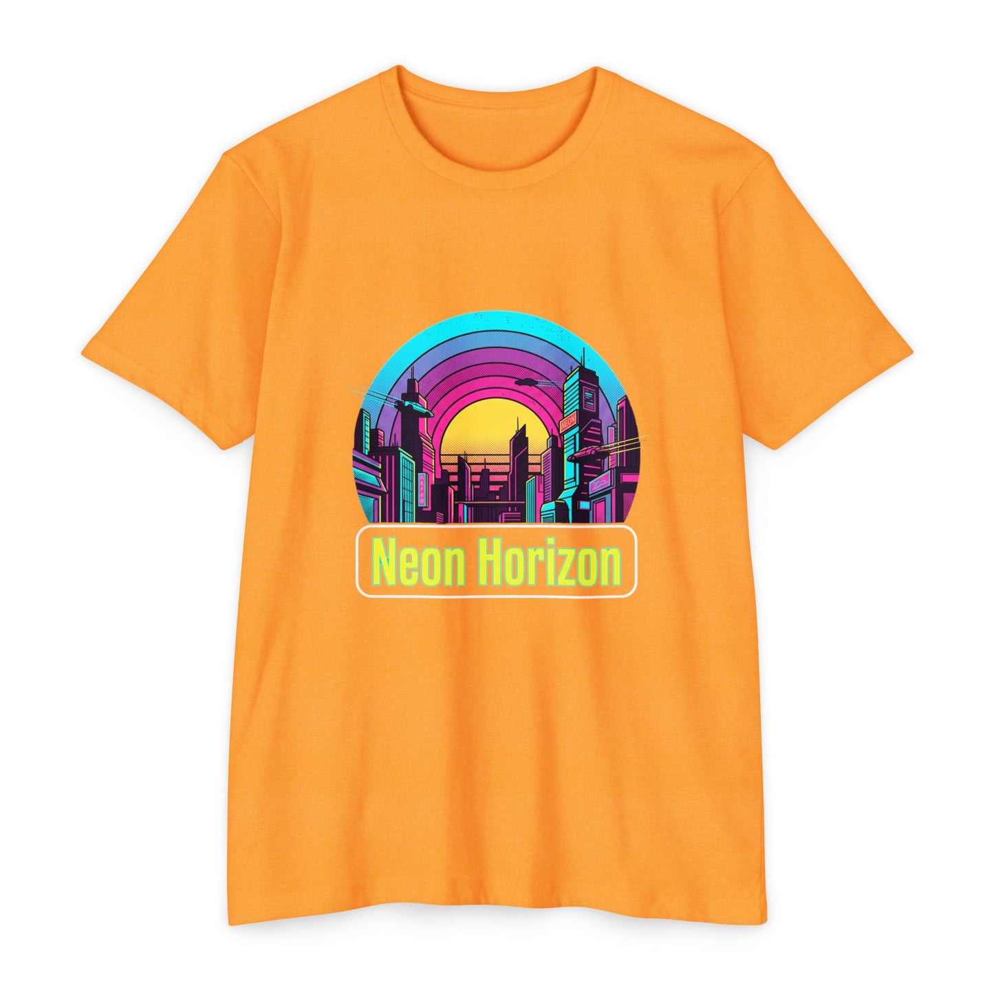 Neon Horizon Retro City T-Shirt