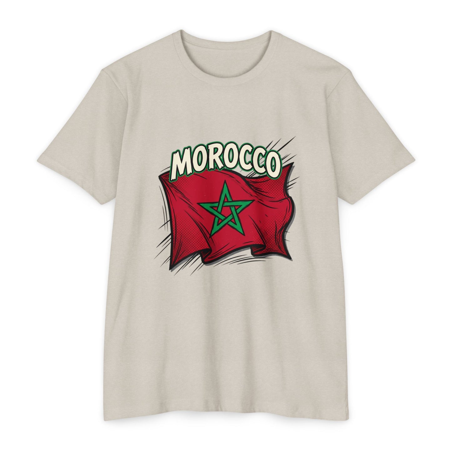 Morocco Flag Vintage Graphic T-Shirt — Moroccan Pride Tee
