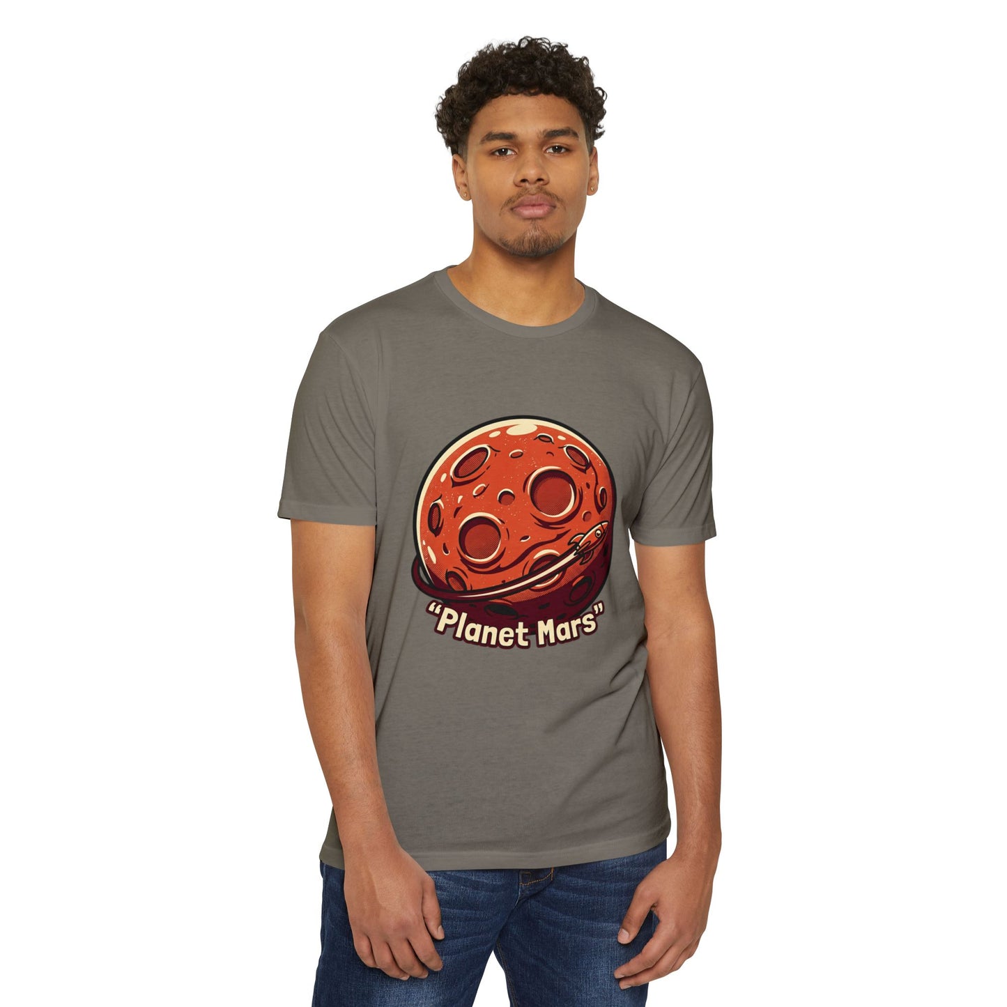 Retro Mars Graphic T-Shirt — Red Planet Tee