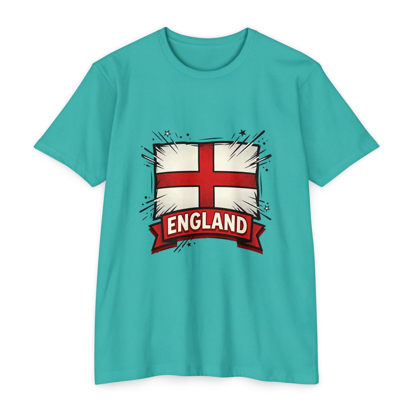 England St. George Cross T-Shirt — Flag Graphic Tee for Fans & Supporters