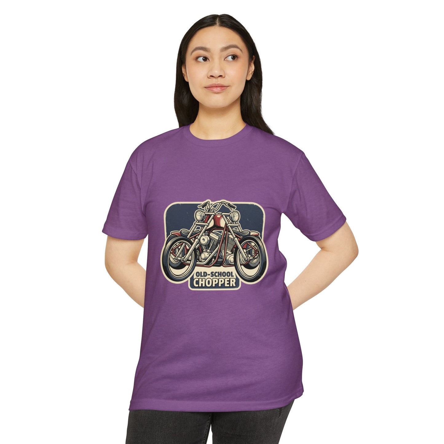 Old-School Chopper Motorcycle T-Shirt — Vintage Biker Tee
