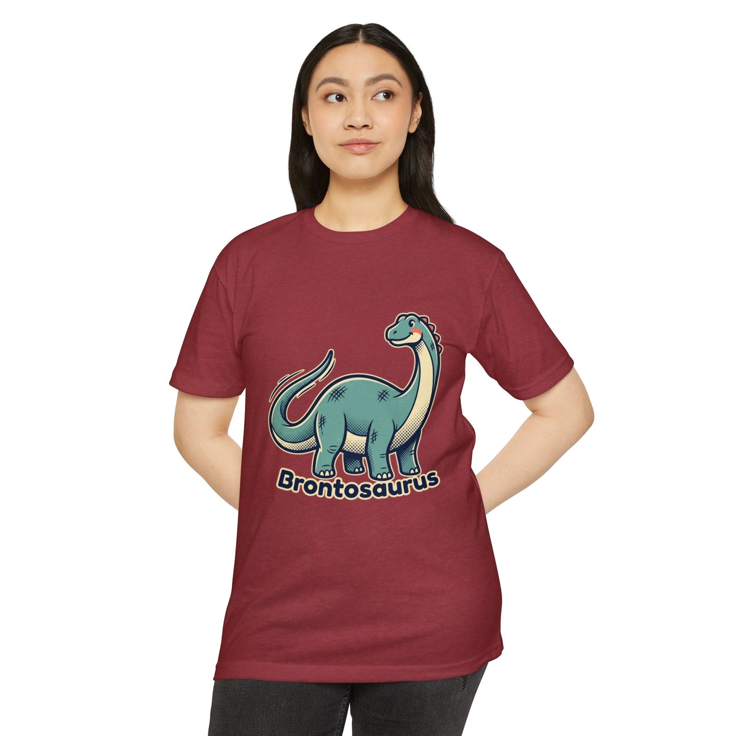 Brontosaurus Cute Dinosaur T-Shirt — Cute Dino Tee for Kids & Adults