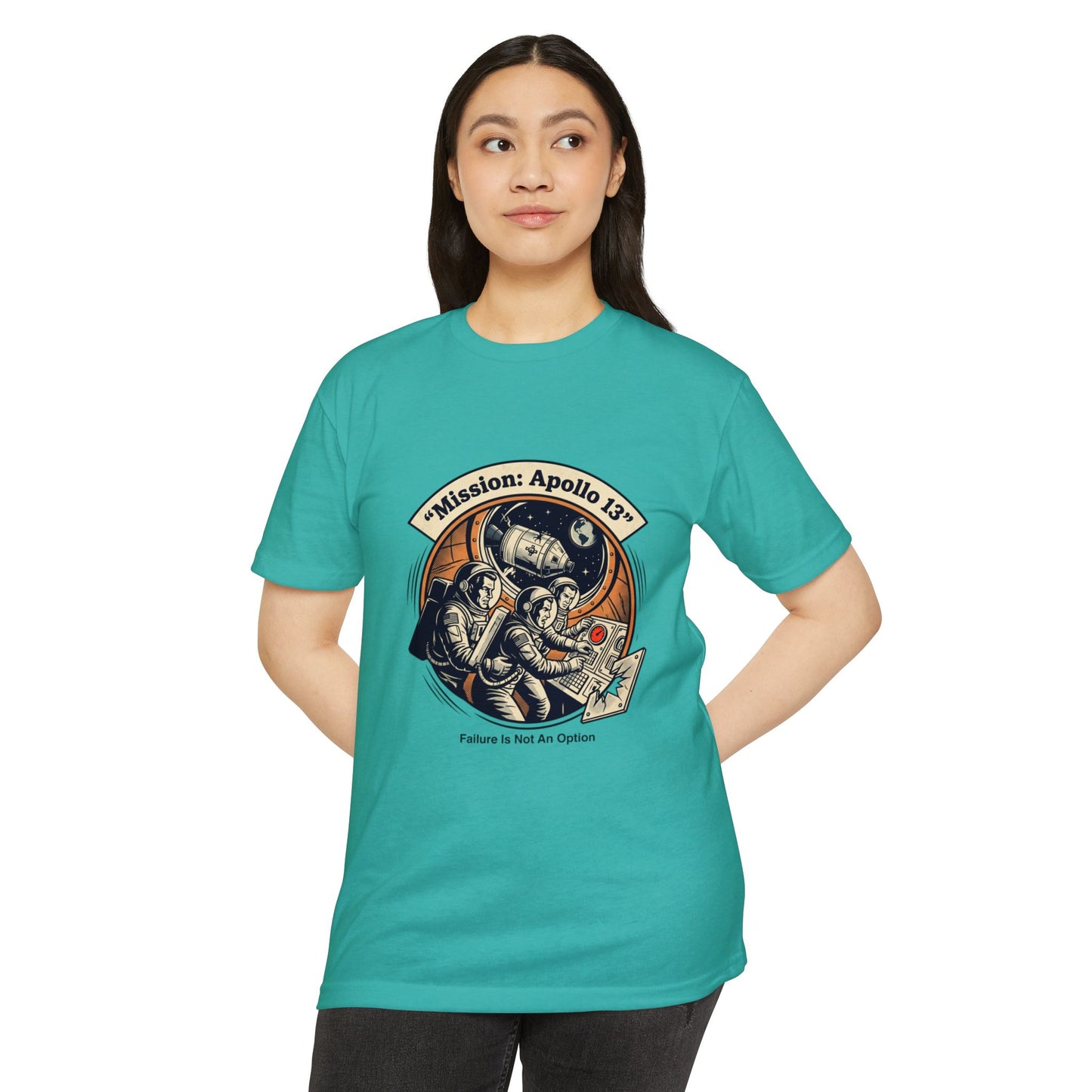 Apollo 13 Retro Space T-Shirt — "Mission: Apollo 13" Astronaut Patch Tee
