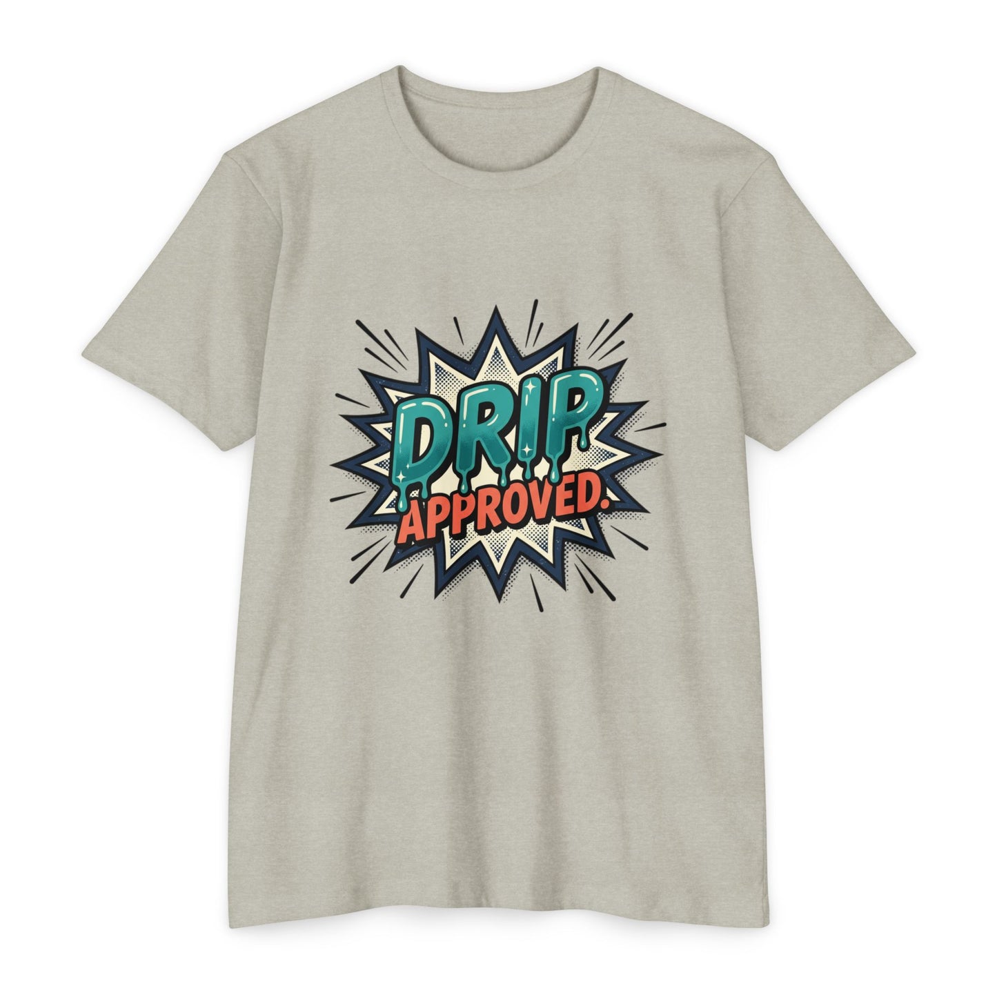Drip Approved Retro Comic Pop Art T-Shirt