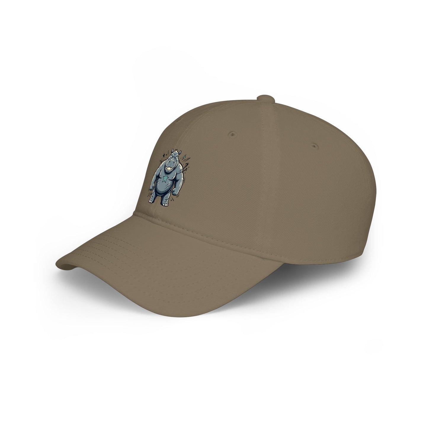 Cute Grumpy Monster Embroidered Baseball Cap