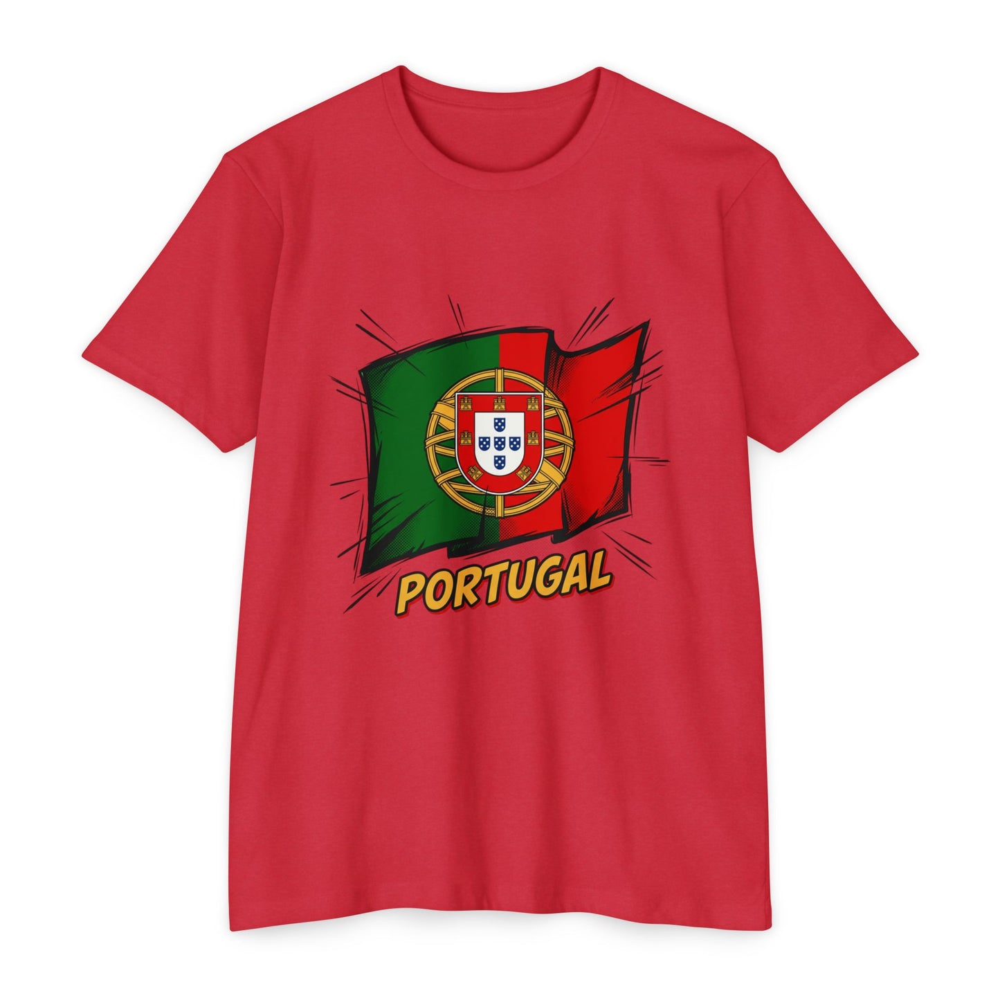 Portugal Flag Graphic T-Shirt — Vibrant Portuguese Pride Tee