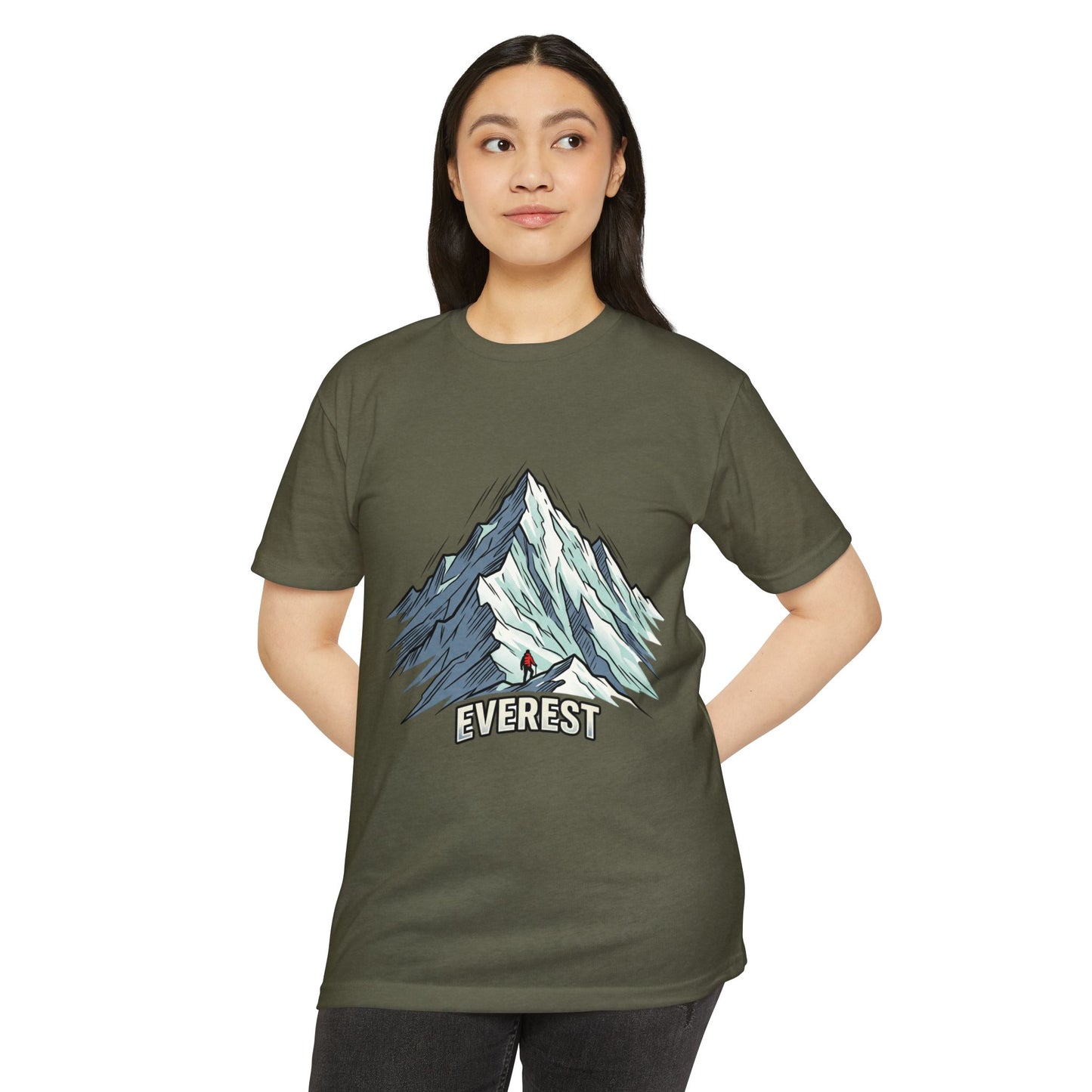 Everest Mountain Graphic T-Shirt — Adventure Climber Tee