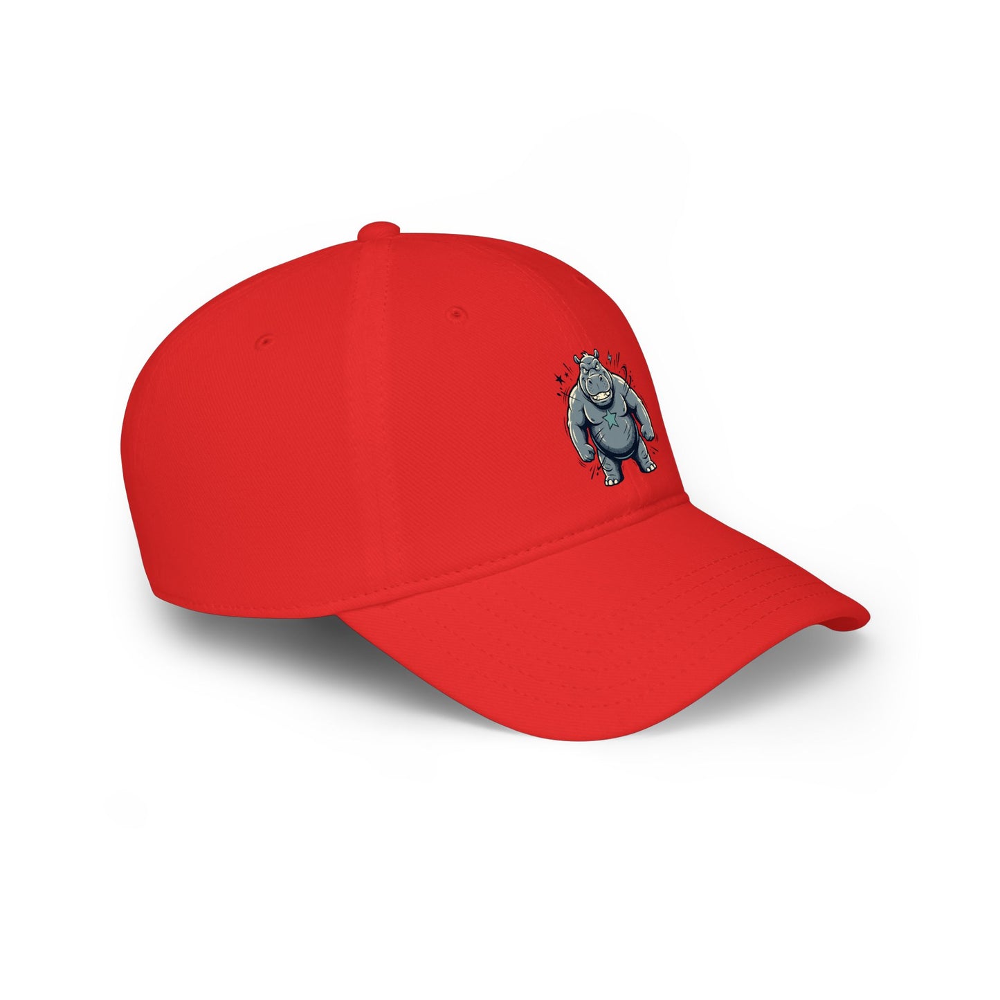 Cute Grumpy Monster Embroidered Baseball Cap