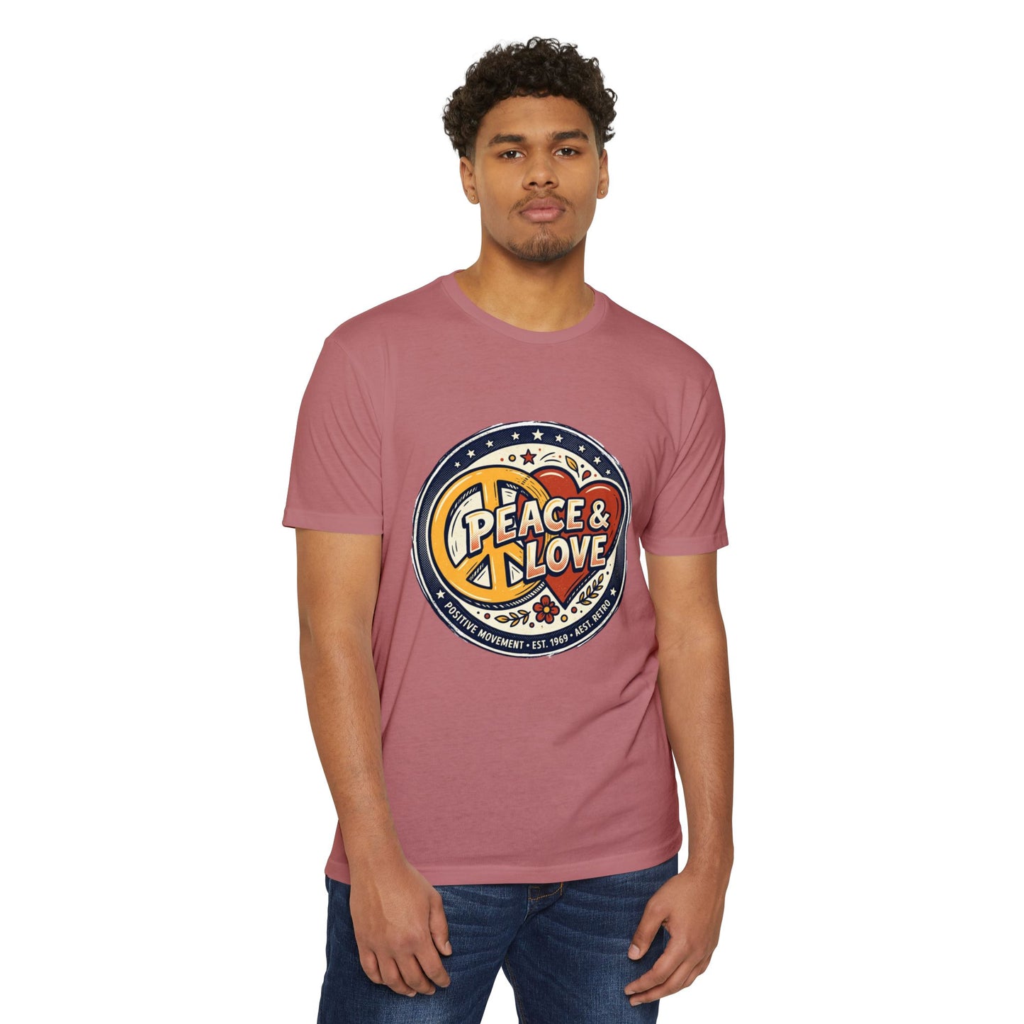 Peace & Love Retro Peace Sign T-Shirt