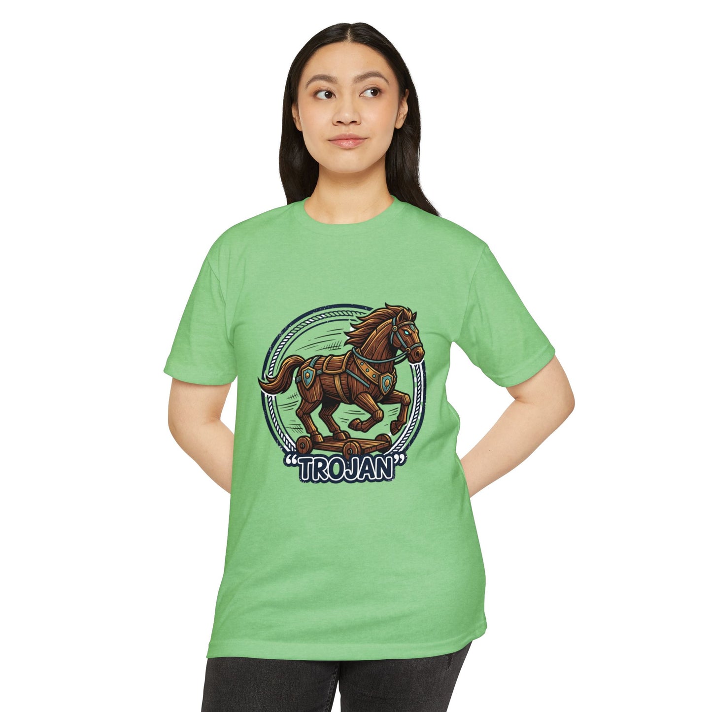 Trojan Horse Vintage Equestrian Logo T-Shirt