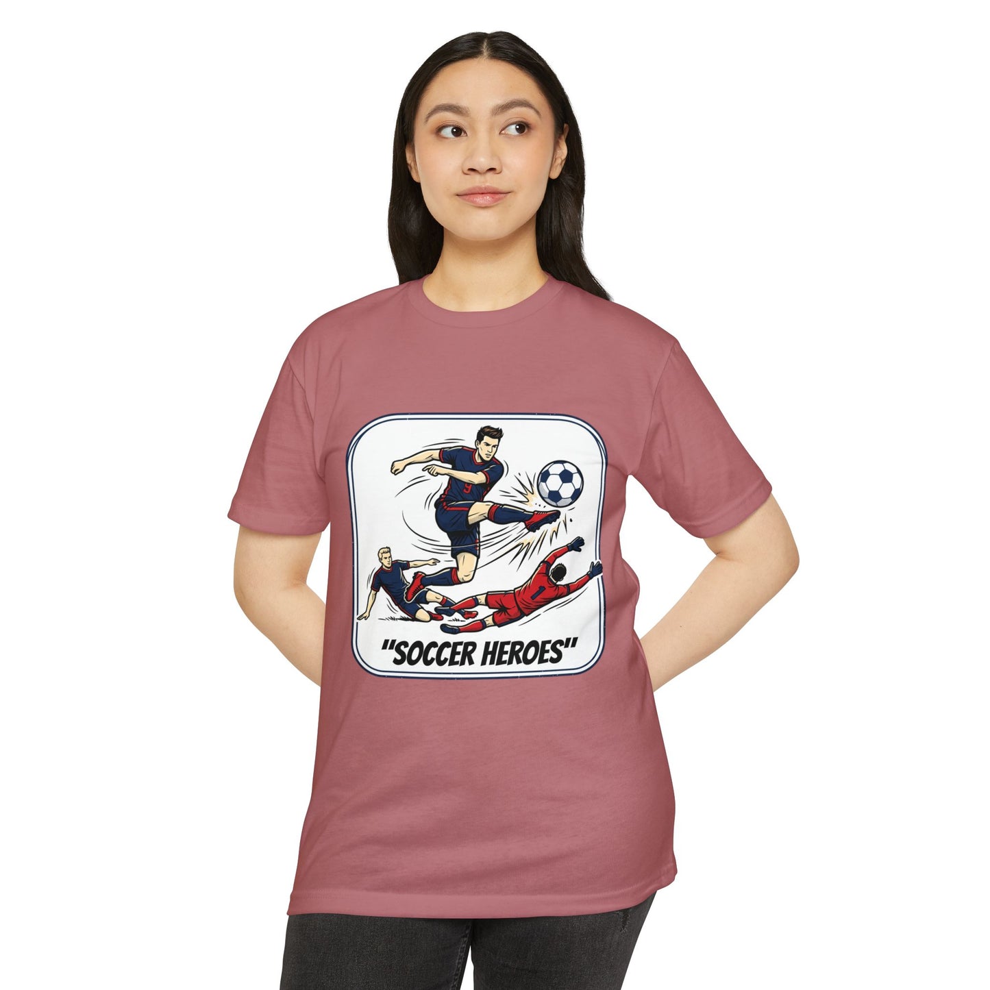 Soccer Heroes T-Shirt — Vintage Comic Soccer Graphic Tee