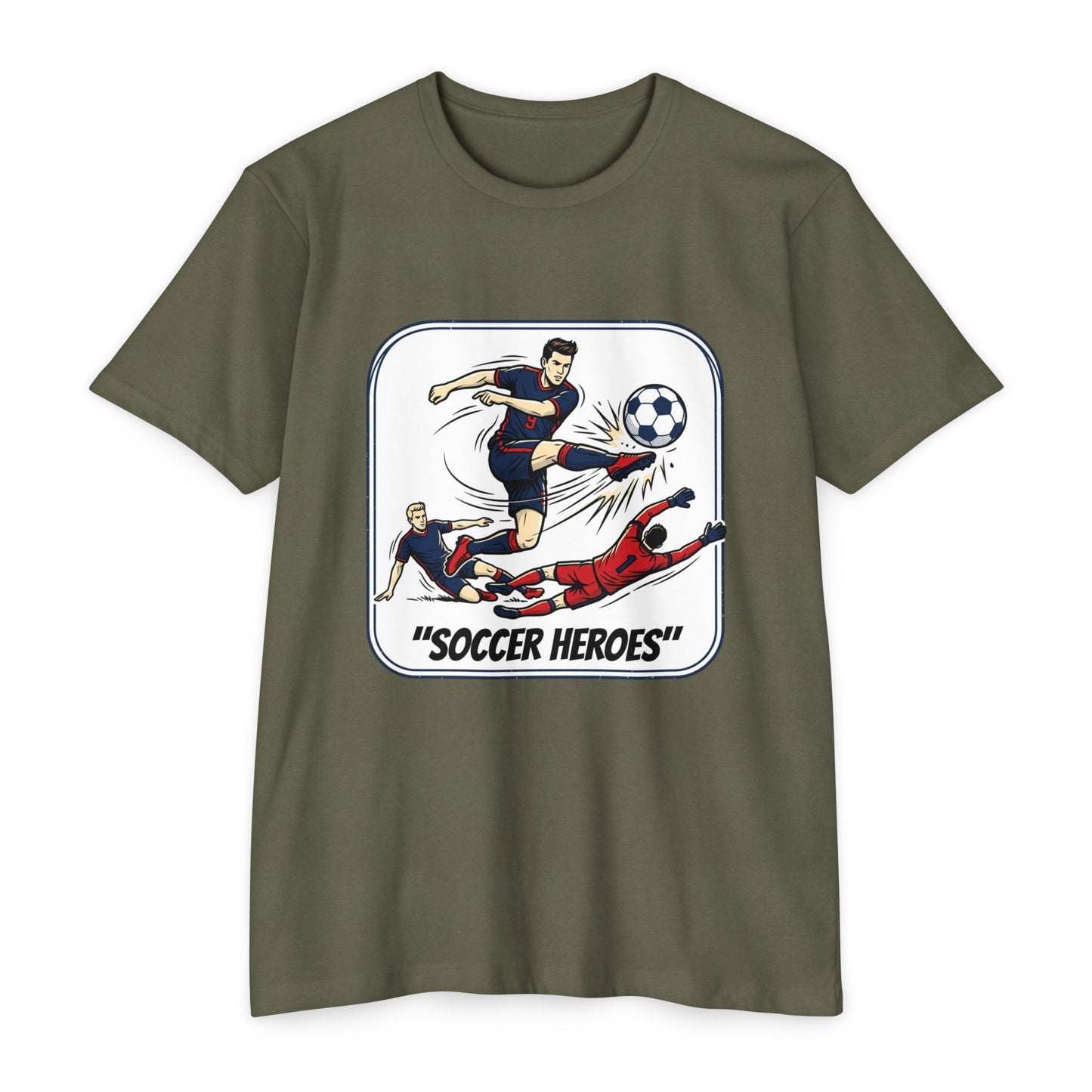 Soccer Heroes T-Shirt — Vintage Comic Soccer Graphic Tee
