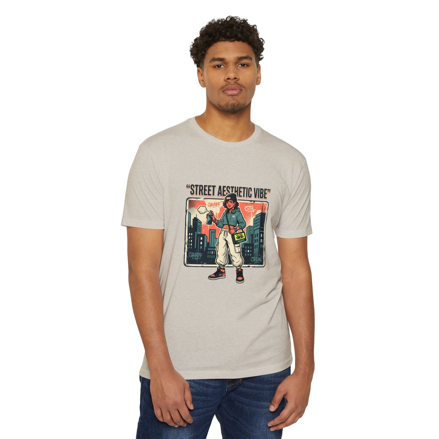 Street Aesthetic Vibe Graphic T-Shirt — Urban Skatewear Tee