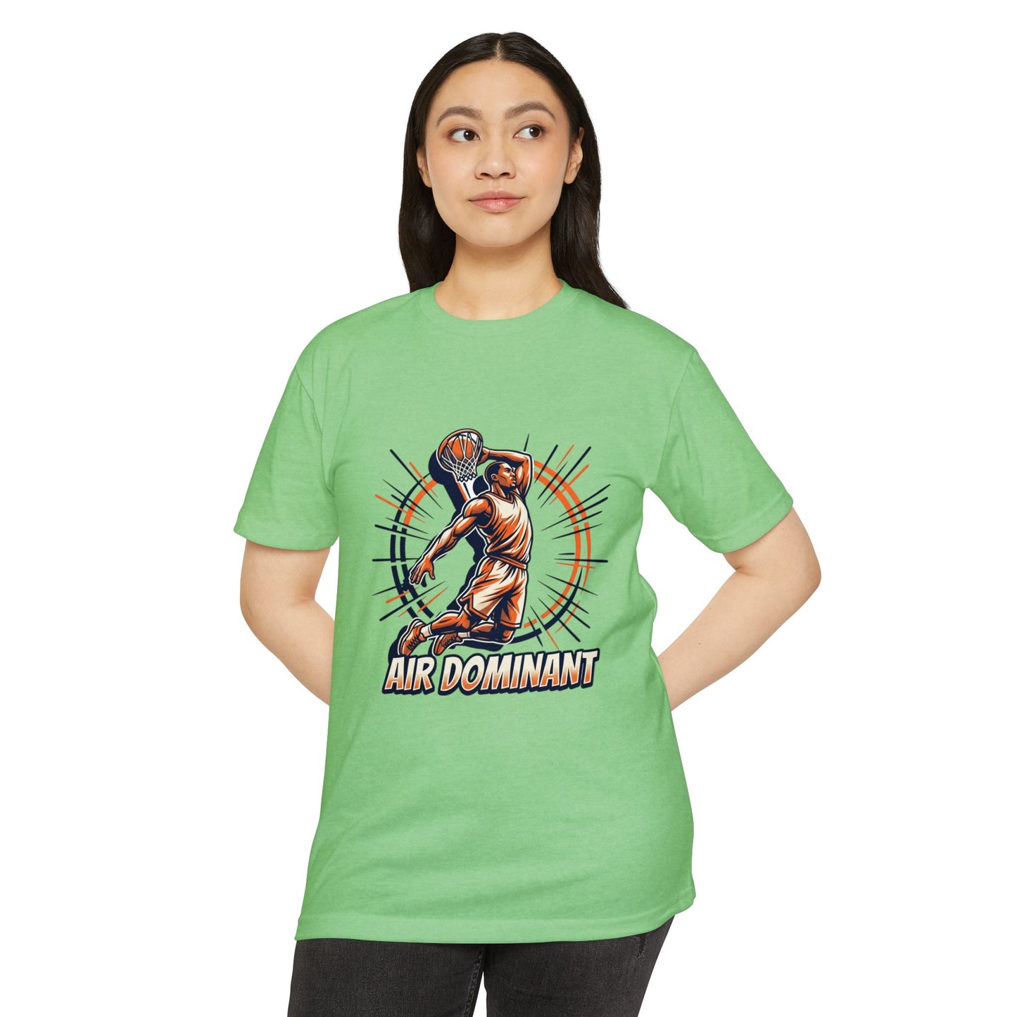 Air Dominant Basketball T-Shirt — Slam Dunk Player Graphic Tee