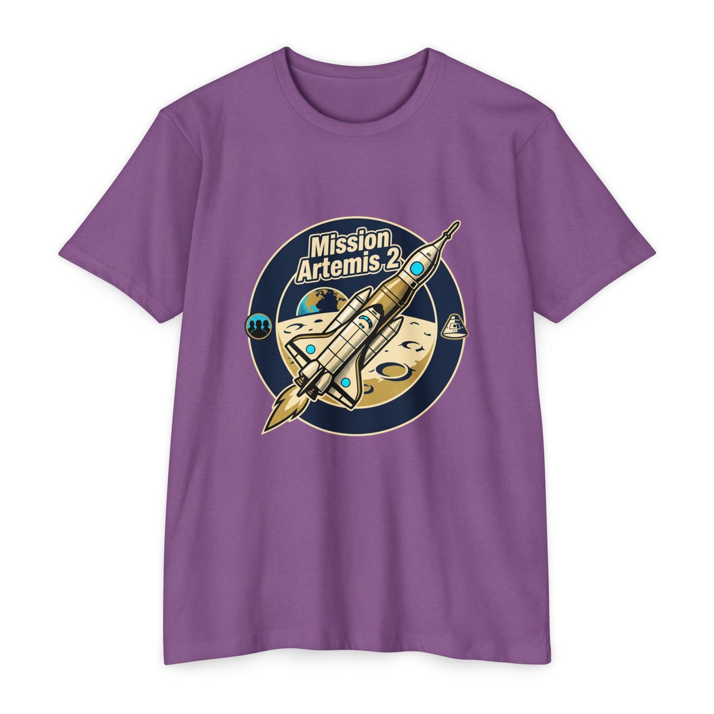 Mission Artemis II Retro Space T-Shirt — Artemis 2 Rocket Tee