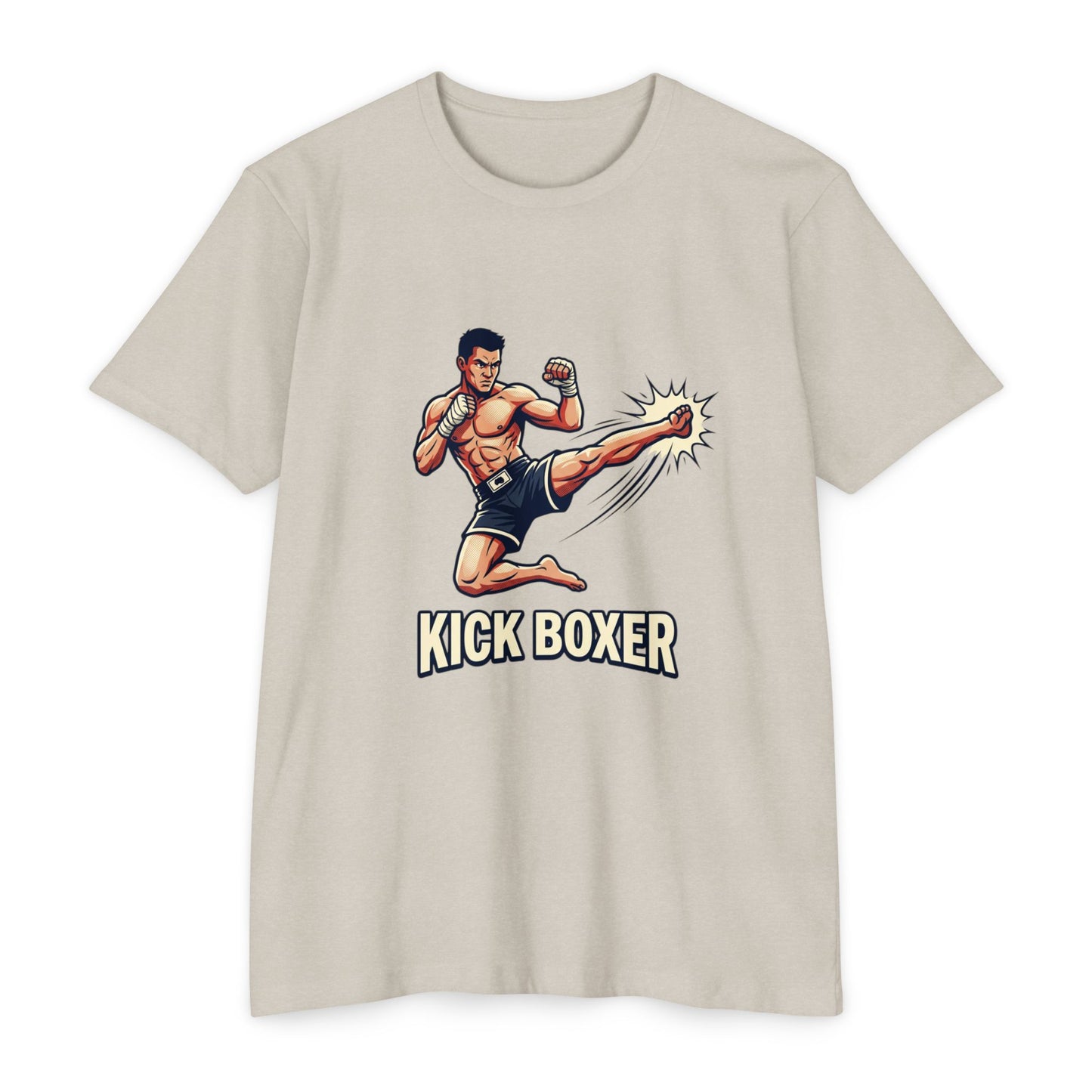 Camiseta Kick Boxer — Camiseta Retro Gráfica de Artes Marciales