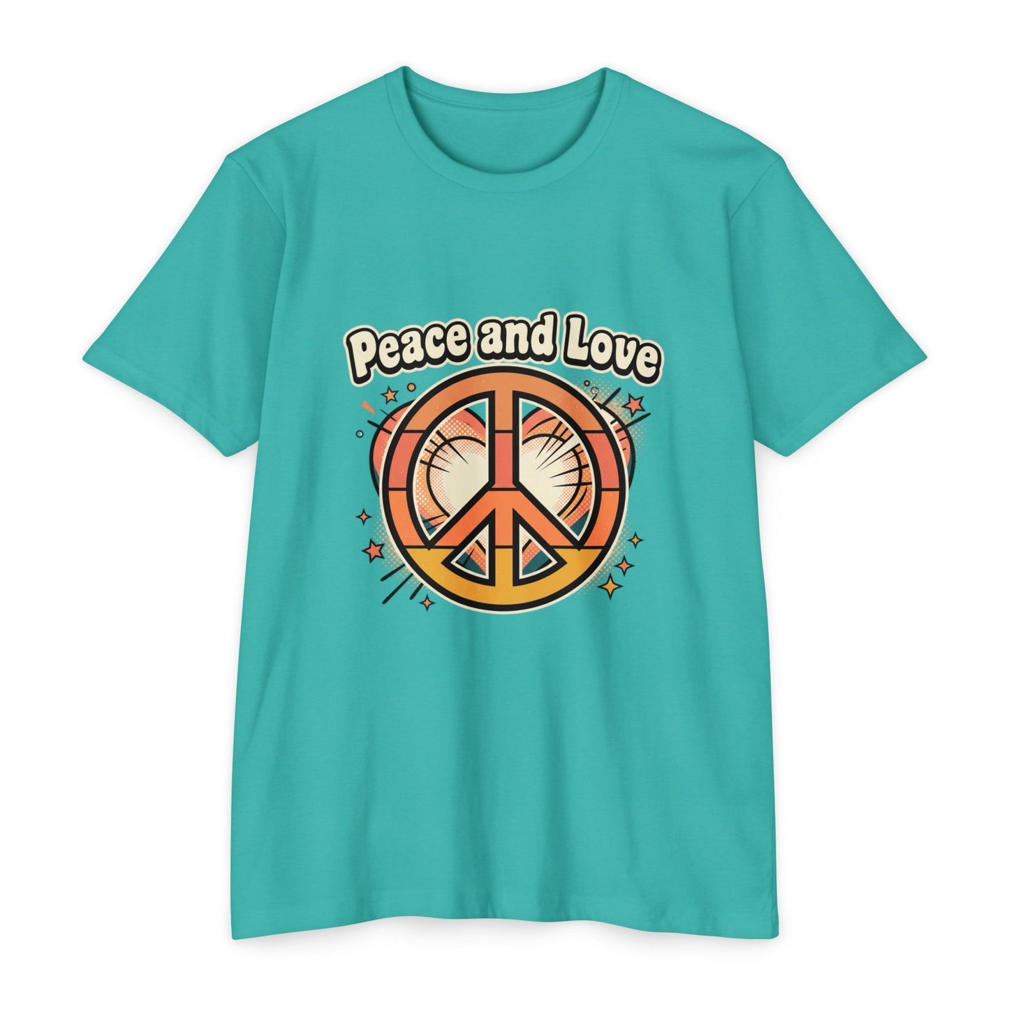 Peace and Love Vintage Peace Sign T-Shirt