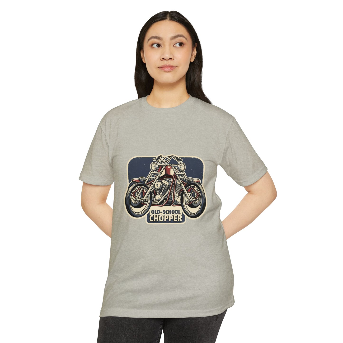 Old-School Chopper Motorcycle T-Shirt — Vintage Biker Tee