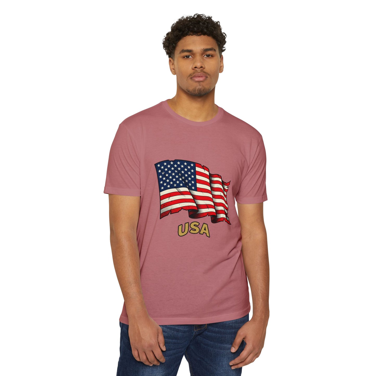 Vintage American Flag T-Shirt — USA Flag Graphic Tee