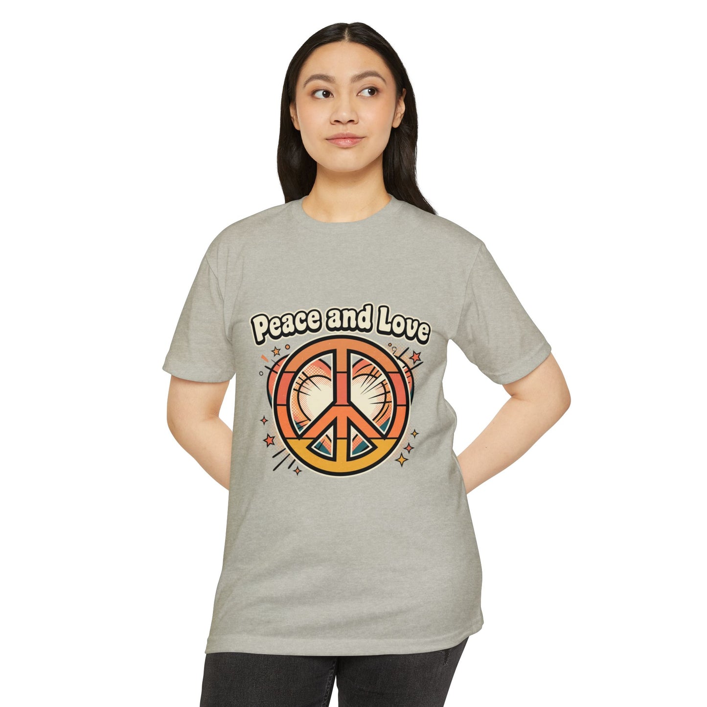Peace and Love Vintage Peace Sign T-Shirt