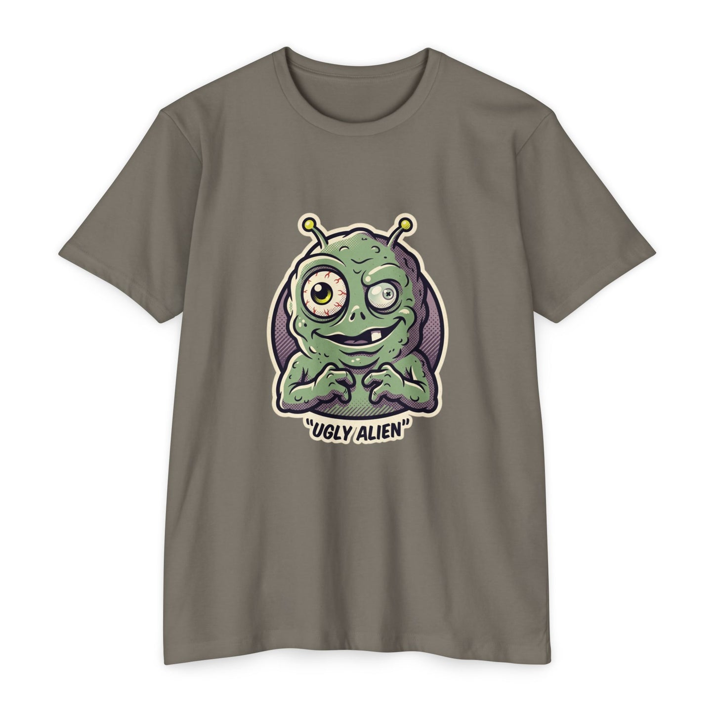 Funny Ugly Alien T-Shirt — Cartoon Graphic Tee