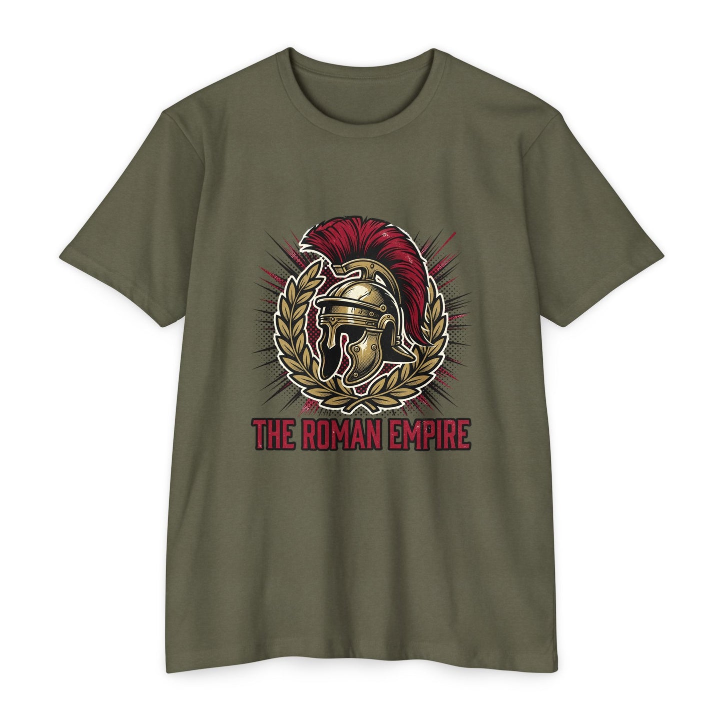 Roman Empire Helmet T-Shirt — Vintage Gladiator Graphic Tee