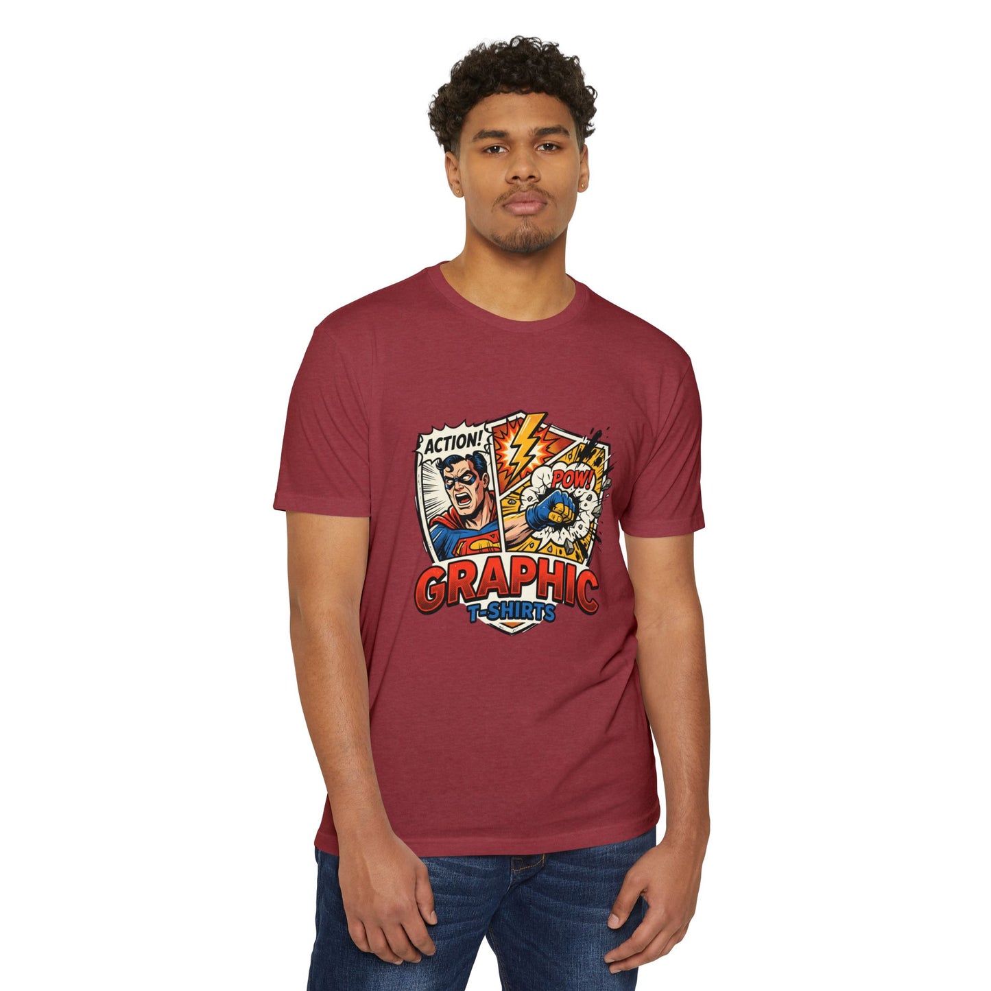 Action! POW Vintage Comic Pop Art T-Shirt