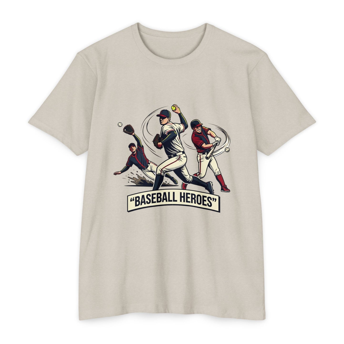 Baseball Heroes Vintage Players T-Shirt