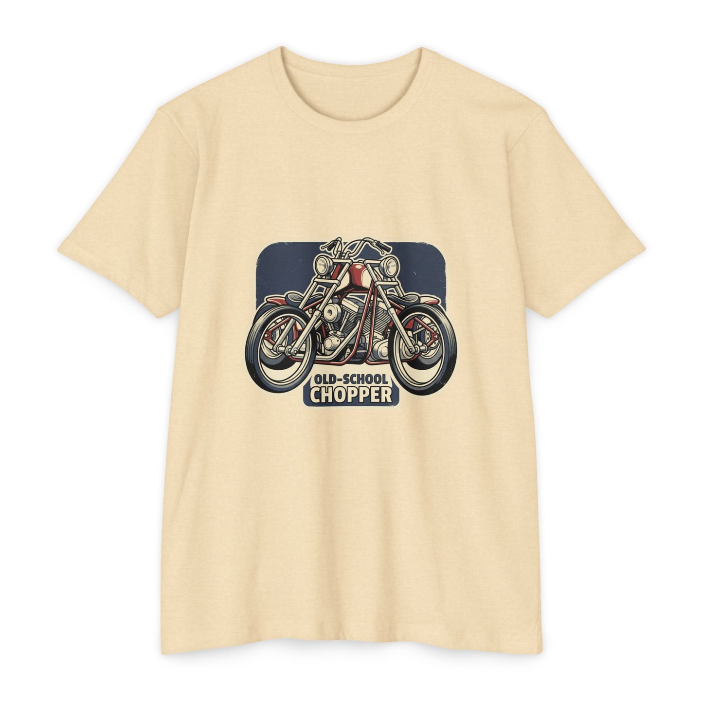 Old-School Chopper Motorcycle T-Shirt — Vintage Biker Tee