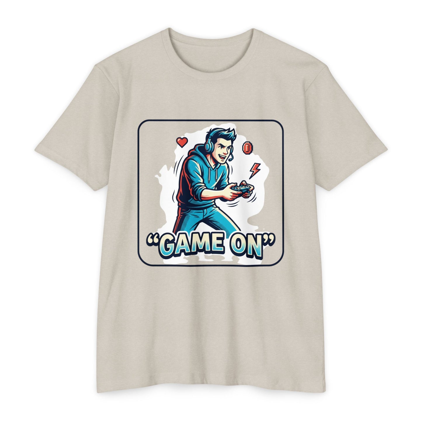 Game On Retro Controller T-Shirt — Gamer Graphic Tee