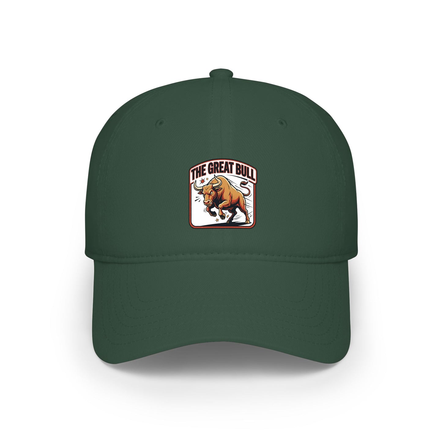 The Great Bull Embroidered Low Profile Cap
