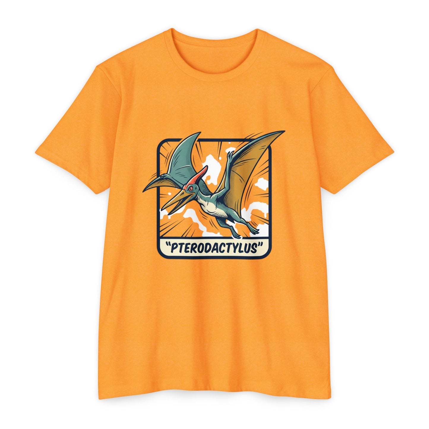 Vintage Pterodactylus Dino T-Shirt — Retro Dinosaur Graphic Tee