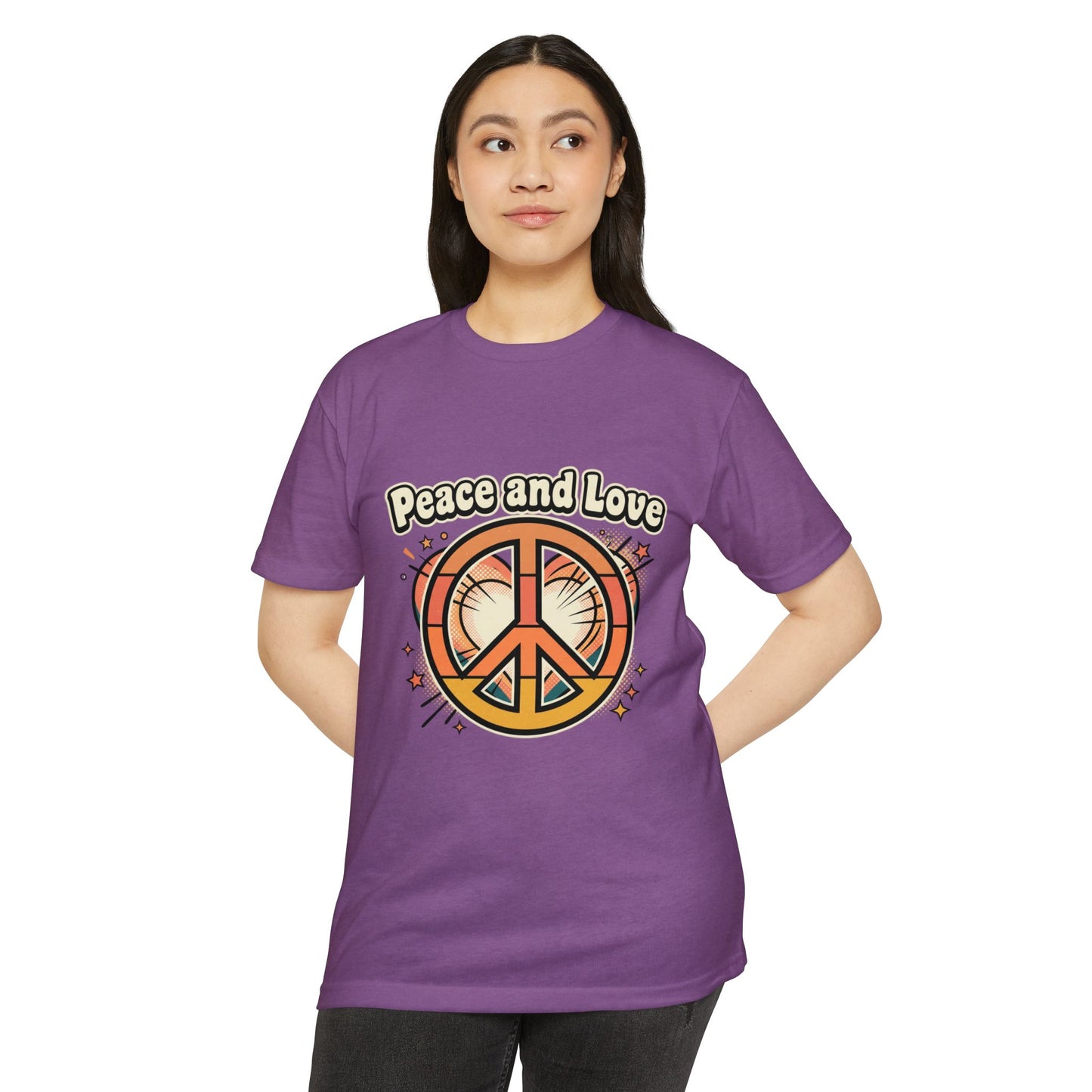 Peace and Love Vintage Peace Sign T-Shirt