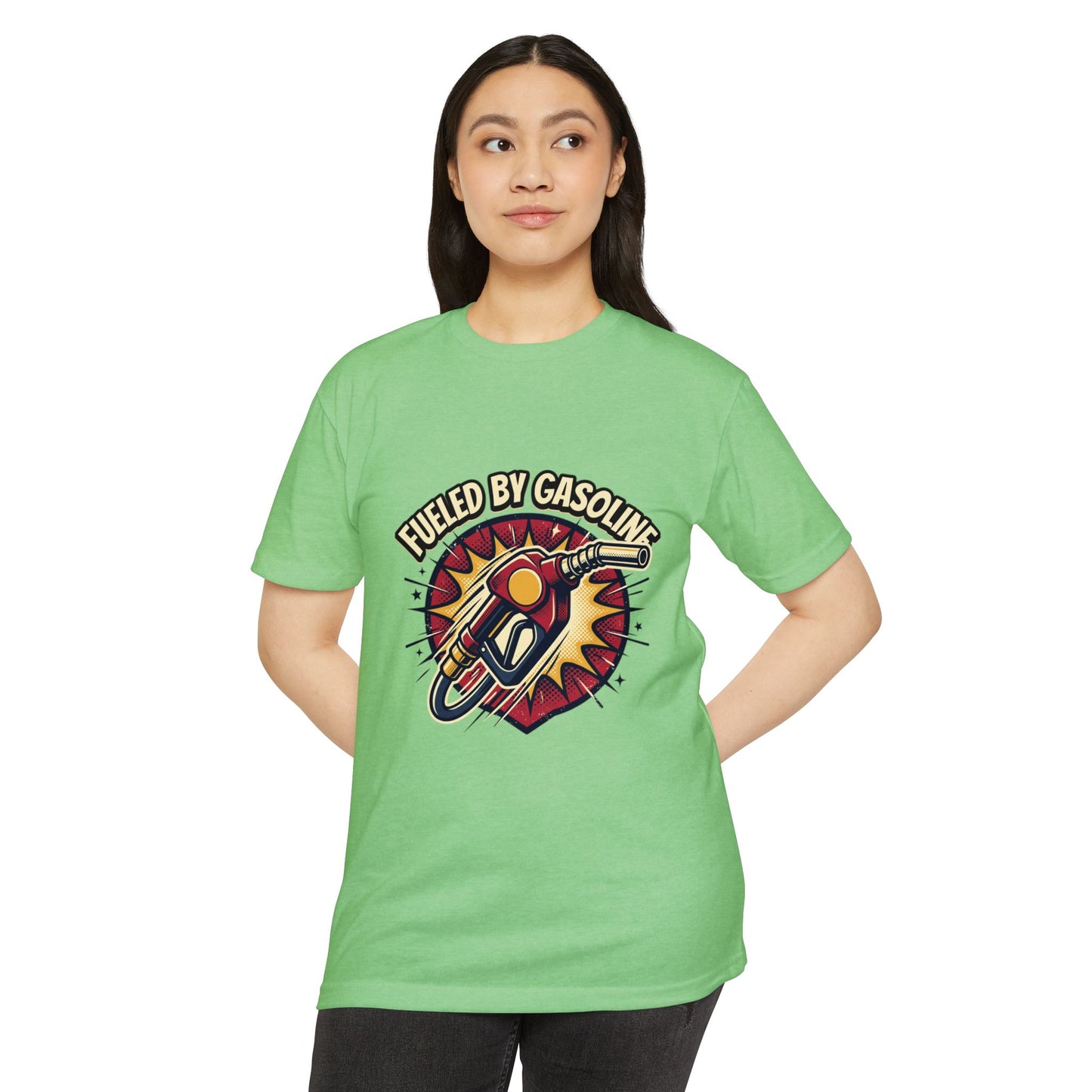 Fueled By Gasoline Retro Gas Pump T-Shirt