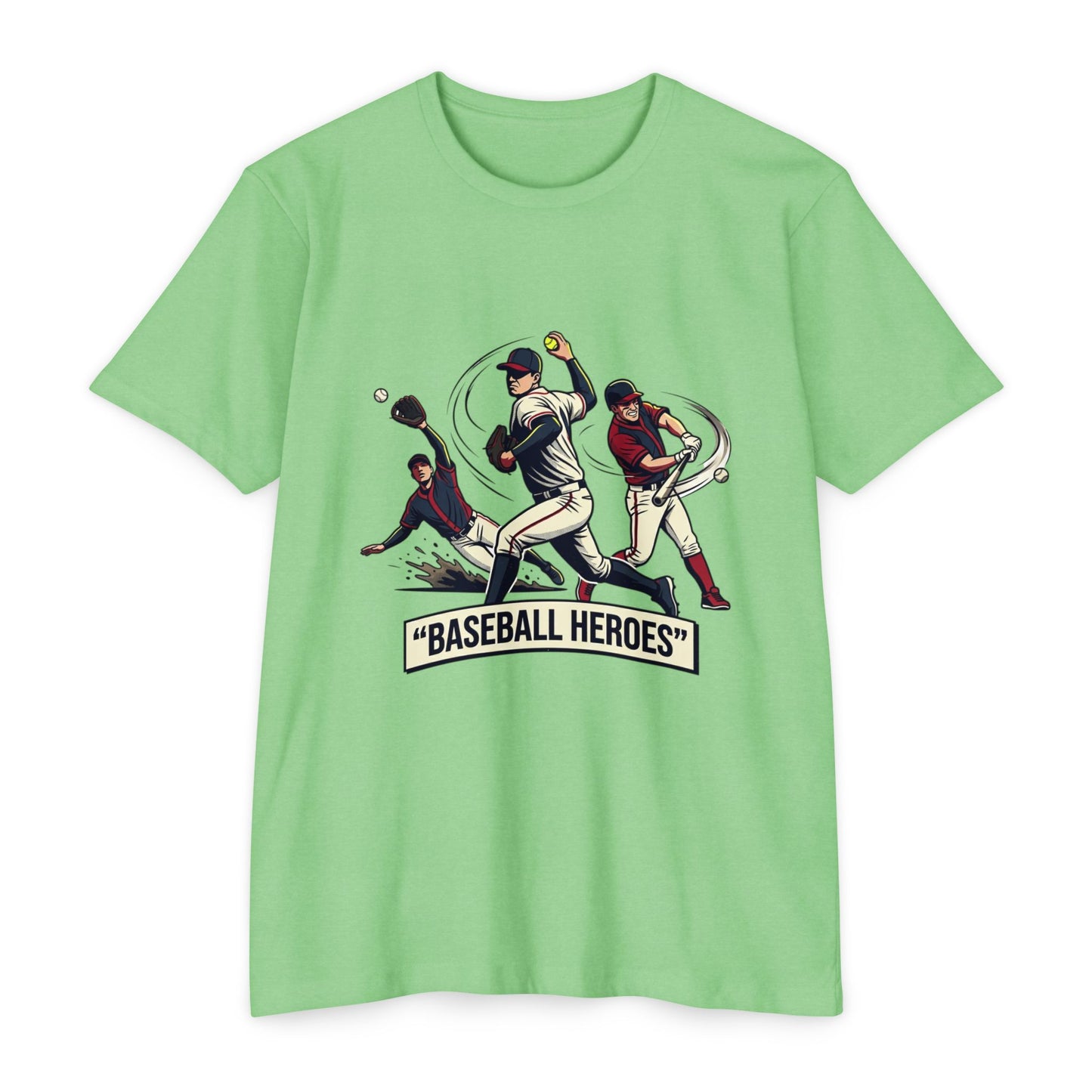 Baseball Heroes Vintage Players T-Shirt