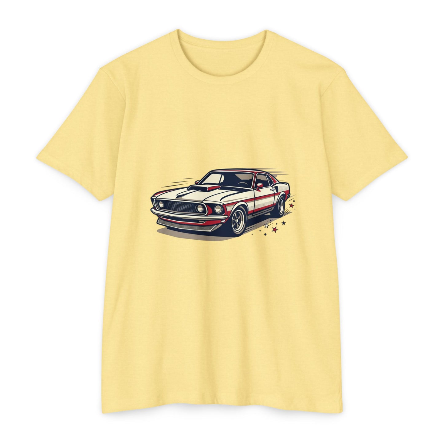 Classic Muscle Car T-Shirt — Retro Racing Illustration Tee