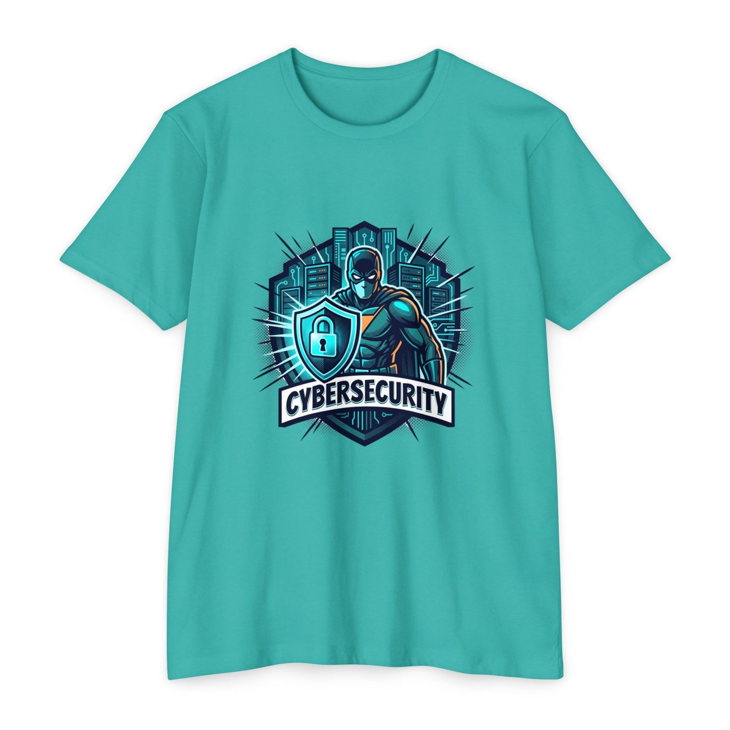 Cybersecurity Shield Tee — Cyber Defender Tech T-Shirt