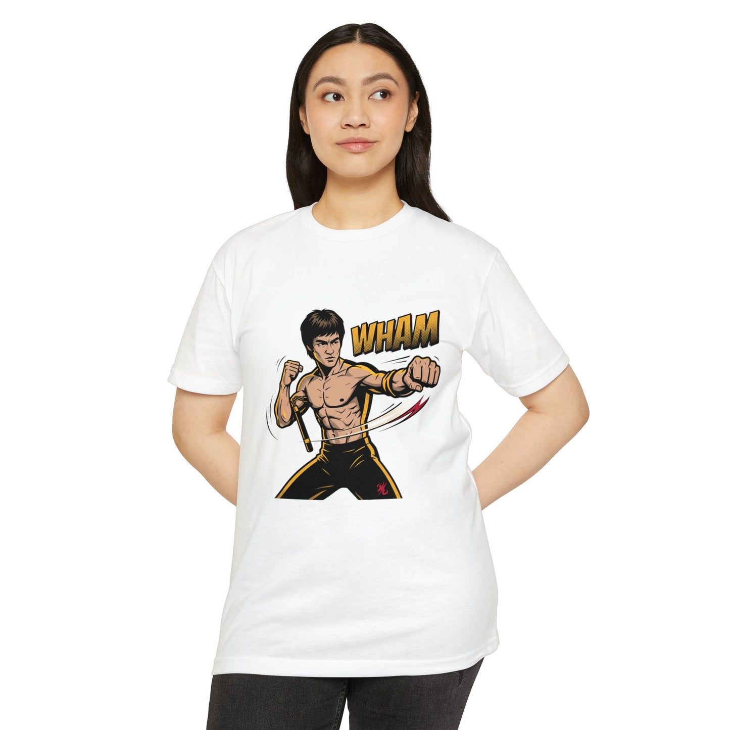 Camiseta gráfica de artes marciales — Camiseta de luchador estilo Bruce 'WHAM'