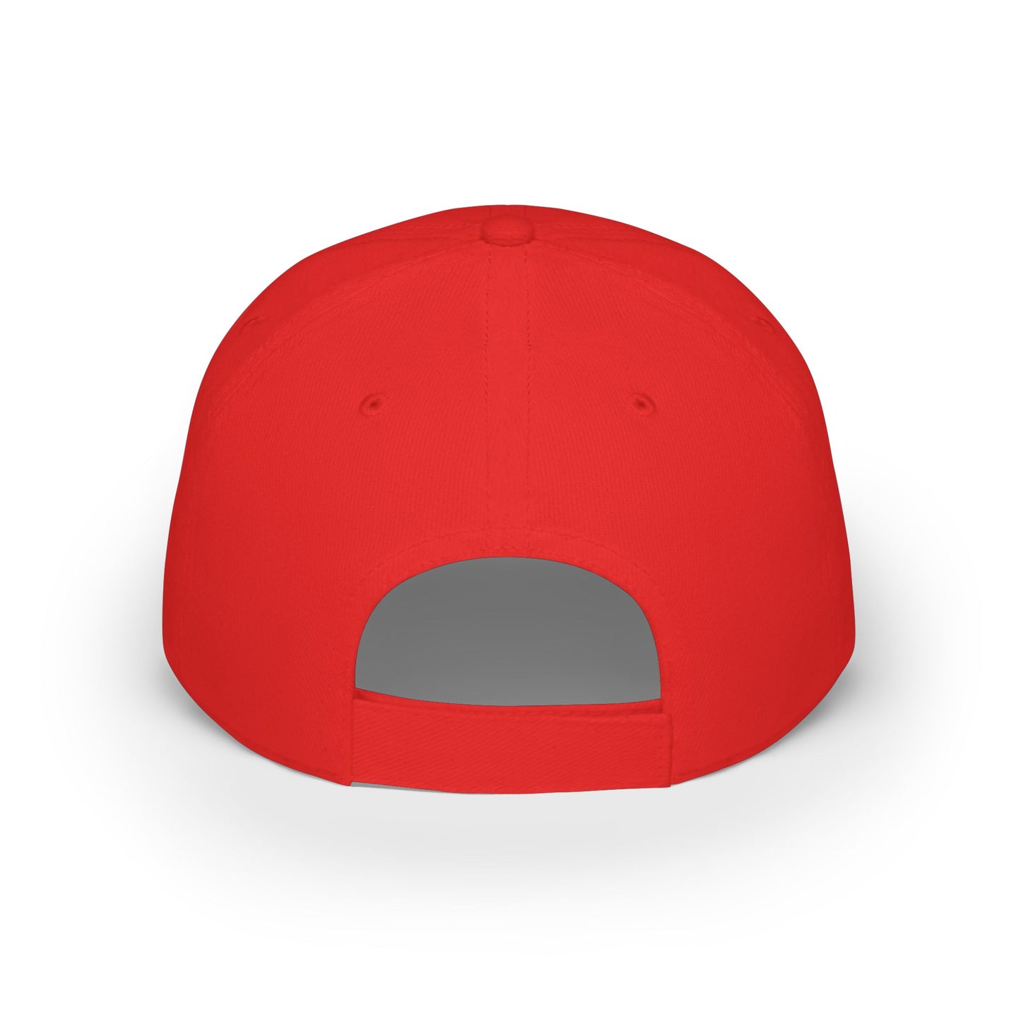 Embroidered Golden Retriever Patch Baseball Cap — Low Profile Red Dog Lover Hat