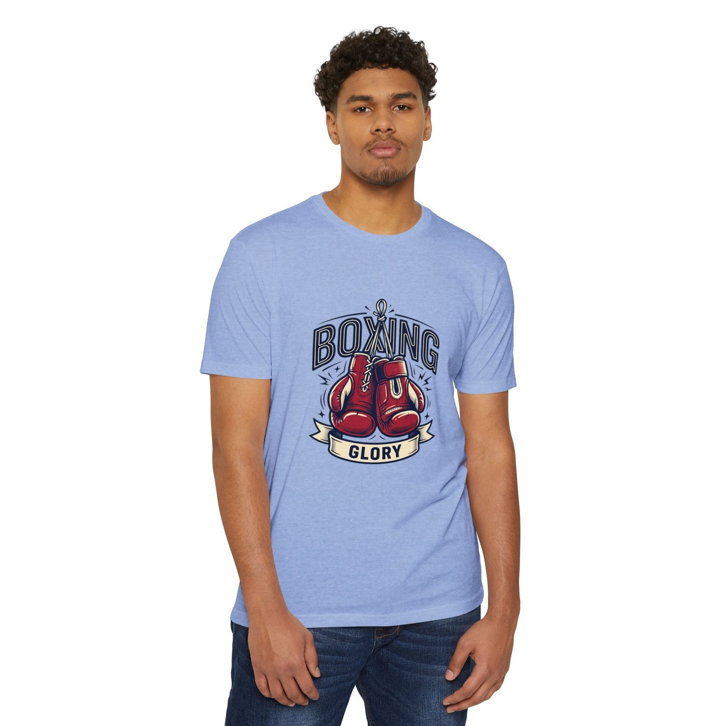 Boxing Glory T-Shirt – Vintage Red Gloves Graphic Tee
