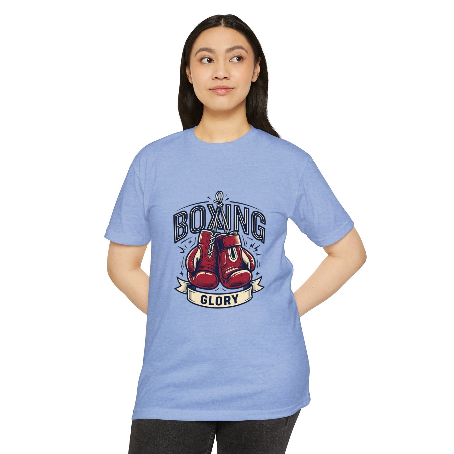 Boxing Glory T-Shirt – Vintage Red Gloves Graphic Tee