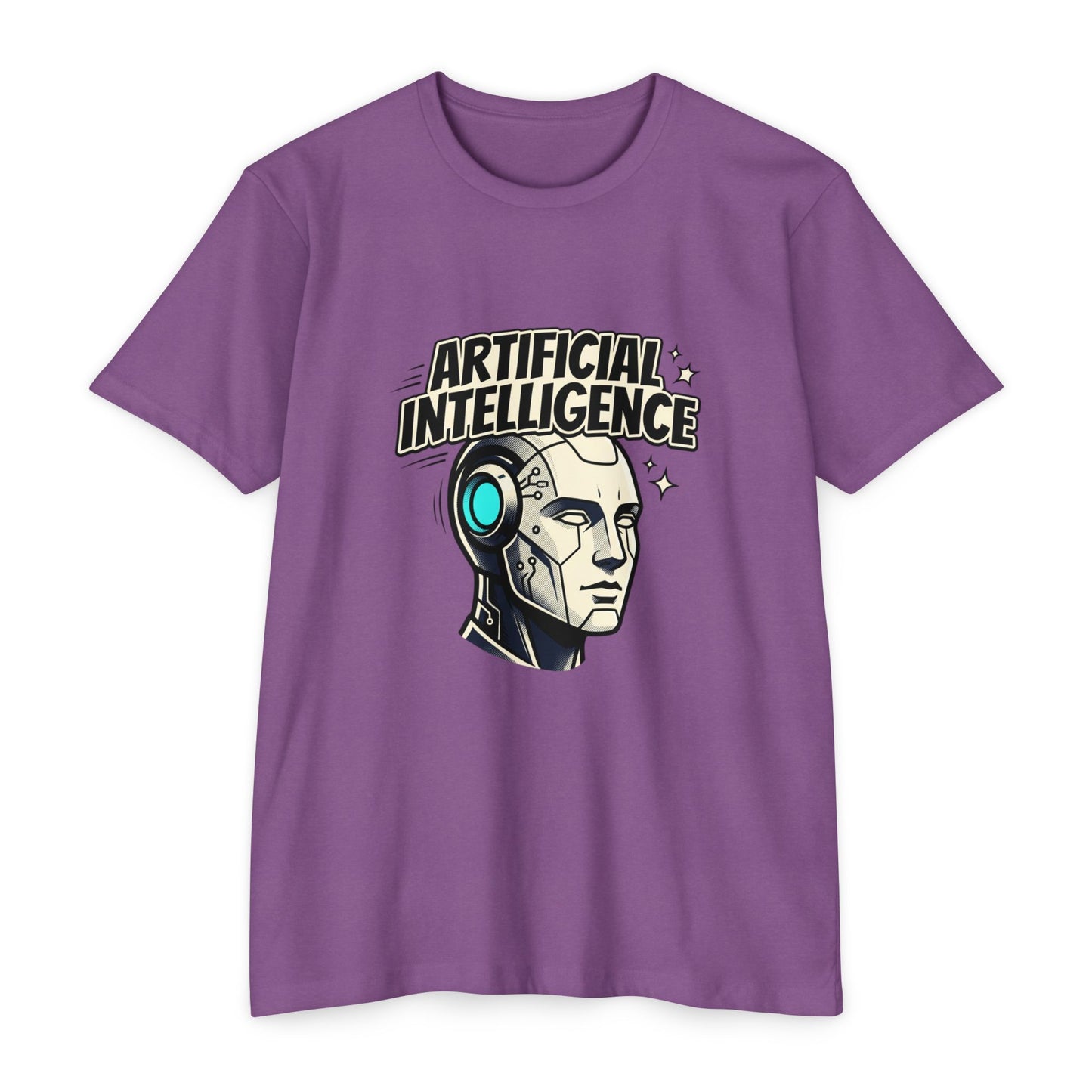 Artificial Intelligence Robot Tee — AI Head Graphic T-Shirt