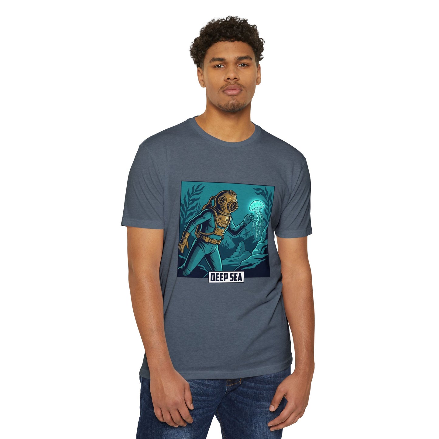 Deep Sea Diver Vintage Helmet Scuba T-Shirt