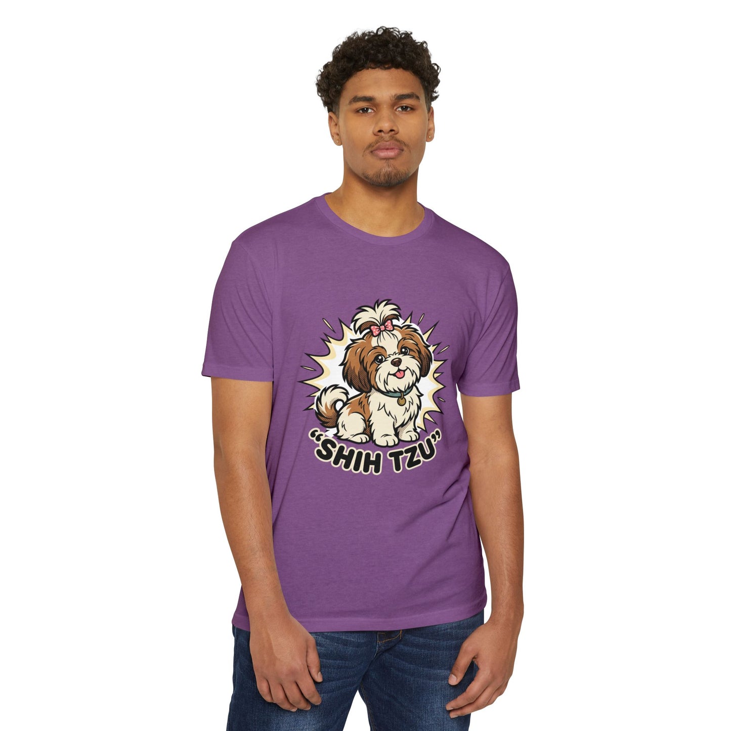 Shih Tzu Cute Cartoon T-Shirt — Adorable Dog Lover Tee
