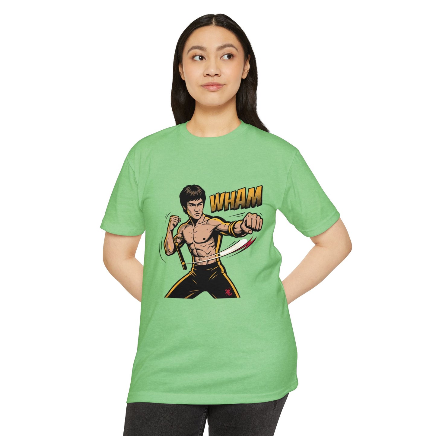 Camiseta gráfica de artes marciales — Camiseta de luchador estilo Bruce 'WHAM'